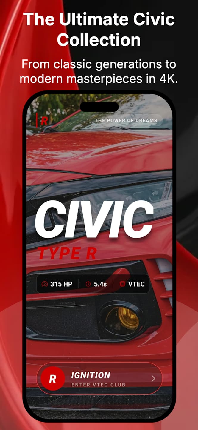 4K Honda Civic Wallpapers screen 1