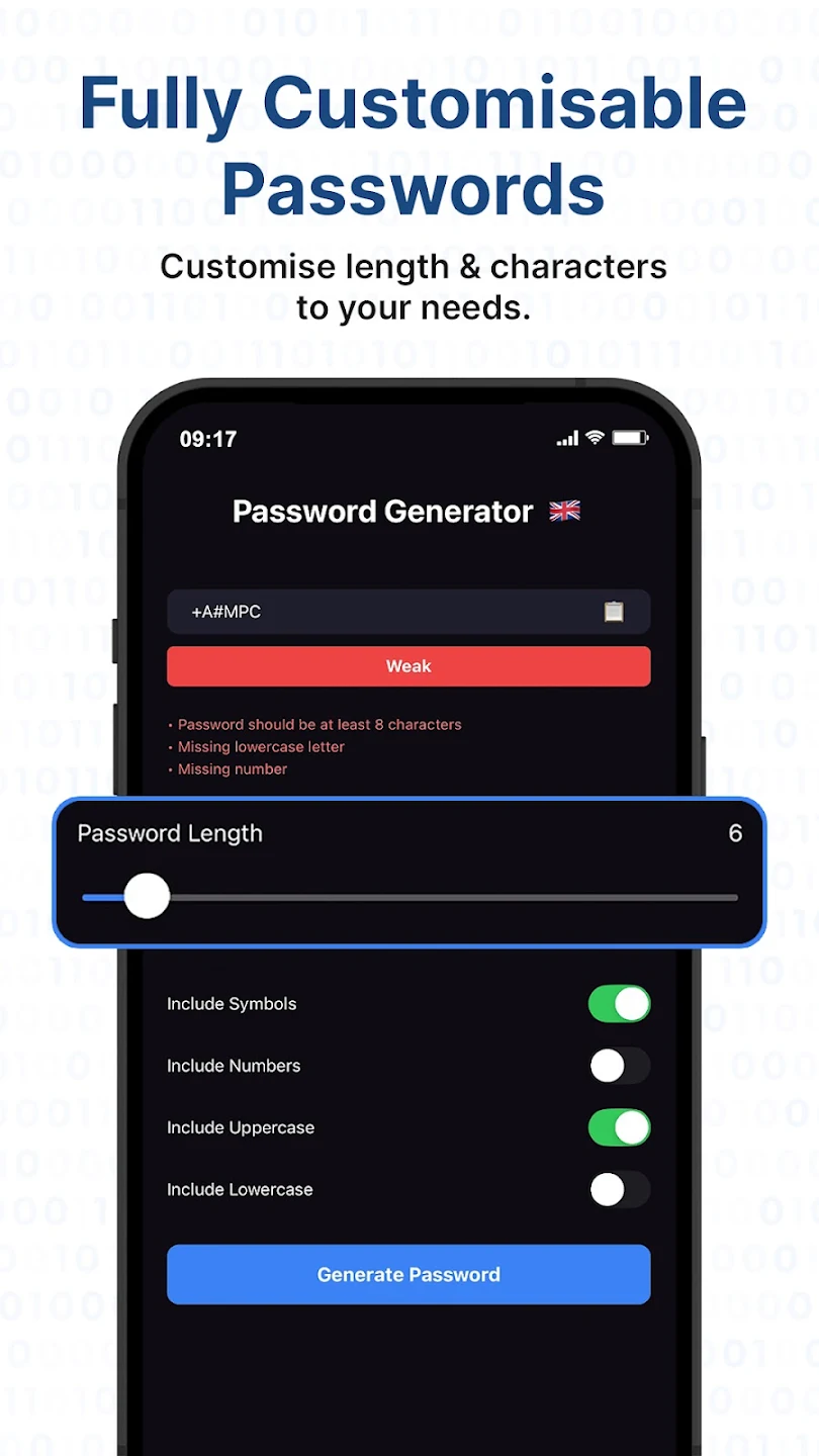 Şifre Oluşturucu screen 2