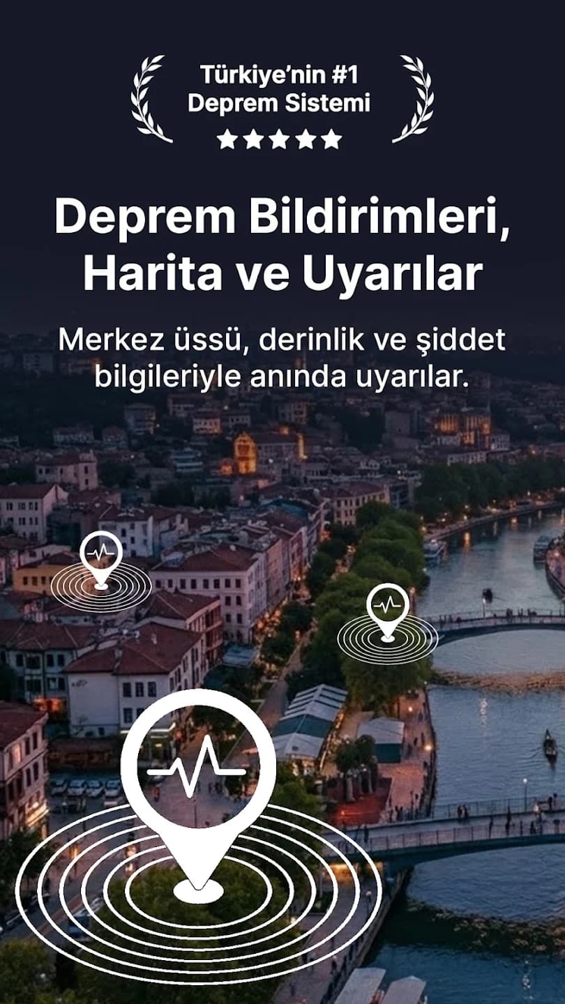 Türkiye Deprem Sistemi screen 1