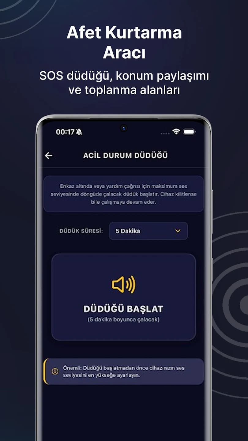 Türkiye Deprem Sistemi screen 4