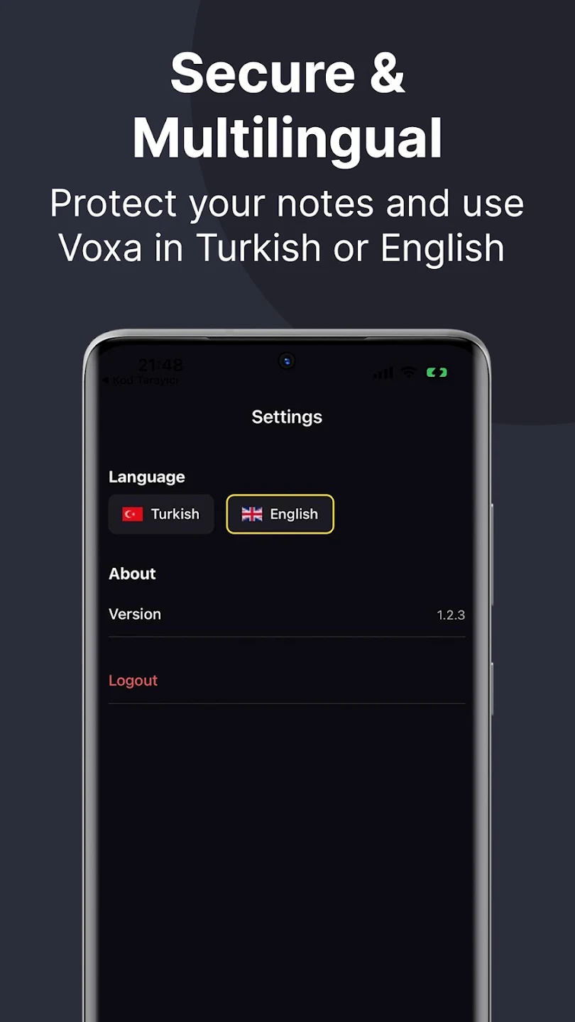 Voxa screen 6